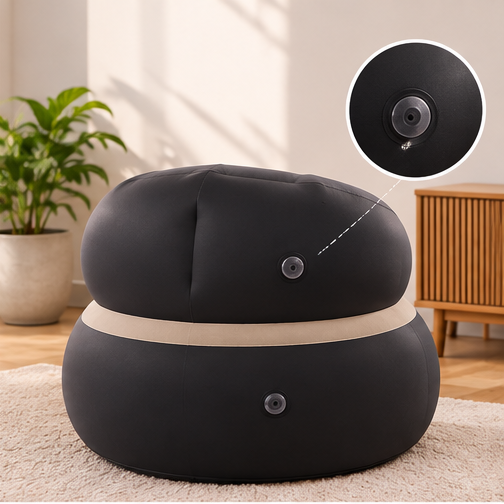 Inflatable Lounge Chair for Adults – Portable Lazy Sofa with Manual Air Pump
